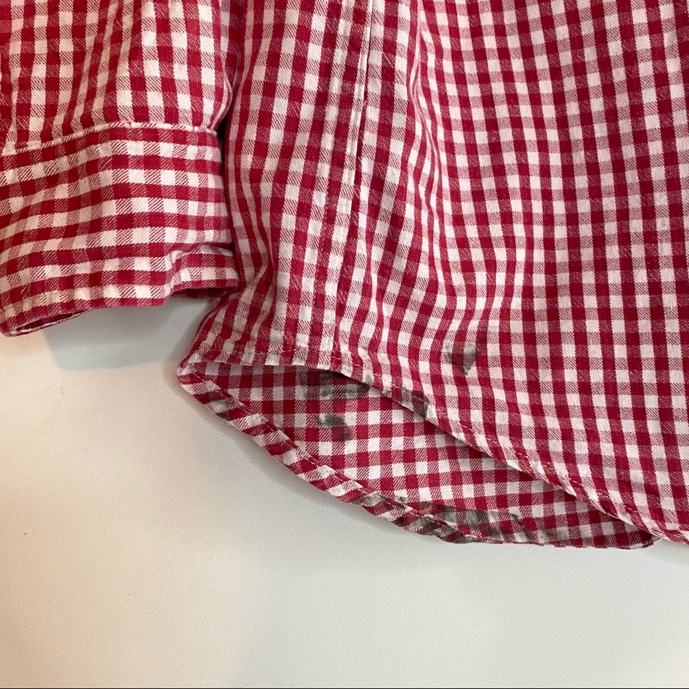 Vintage Acme Clothing Co All American Classic Plaid Embroidered Button Up Size M - Picture 7 of 10